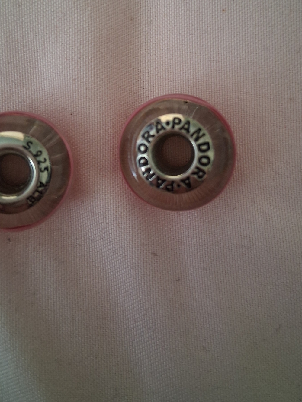 Pandora Pink Glass Murano Charm Bead